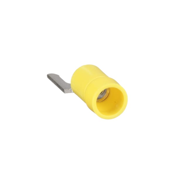 Ring Terminal, #10 Stud Size, 10 AWG, 600 V, Vinyl Insulated, Yellow, 500 PK